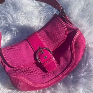 Pink coach bag